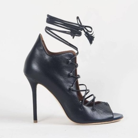 Malone Souliers Savannah Bootie in Black Lace Up - Picture 1 of 12